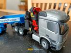 M-B ACTROS PALFINGER PK53002-SH B-BAK 2-3 DIEPLADER CONRAD, Hobby en Vrije tijd, Modelauto's | 1:50, Ophalen of Verzenden, Zo goed als nieuw