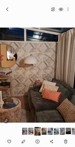 Booglamp met prachtige rose kleurige binnenkant, Huis en Inrichting, Ophalen, Wit