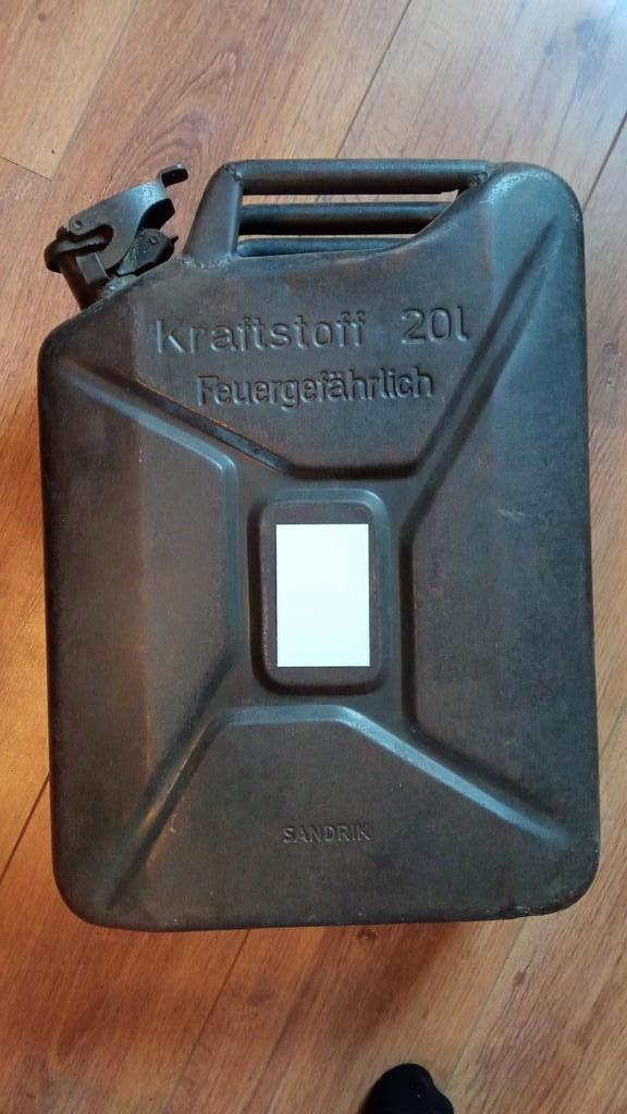 SS jerrycan / XX jerrycan, Verzamelen, Militaria | Tweede Wereldoorlog, Landmacht, Overige typen, Duitsland, Ophalen of Verzenden
