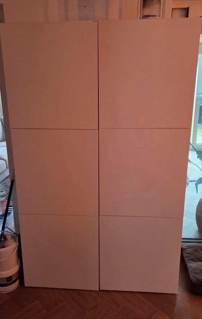 Witte Ikea Besta kast, Huis en Inrichting, Kasten | Wandmeubels, Zo goed als nieuw, 150 tot 200 cm, Minder dan 150 cm, 25 tot 50 cm