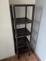 Houten rek donkerbruin Ikea zgan, Ophalen, Zo goed als nieuw