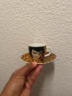 Panter print meisje kop en schotel, Gebruikt, Ophalen of Verzenden, Overige stijlen, Kop(pen) en/of Schotel(s)