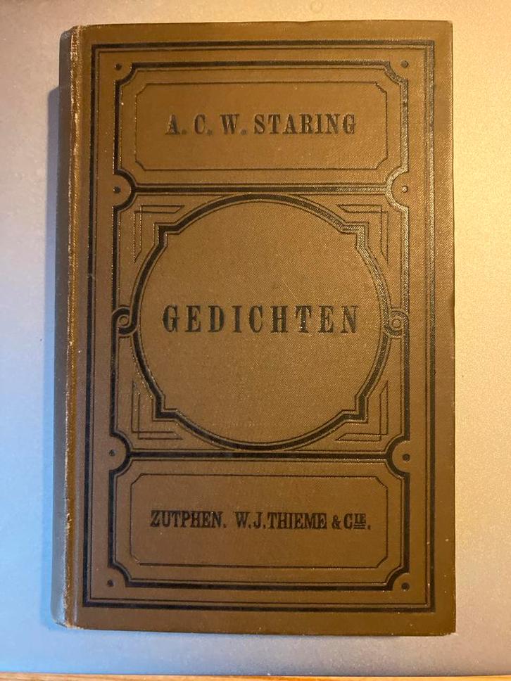 A.C.W. Staring - Gedichten - Oude Editie, Boeken, Gedichten en Poëzie, Gelezen, Eén auteur, Ophalen of Verzenden