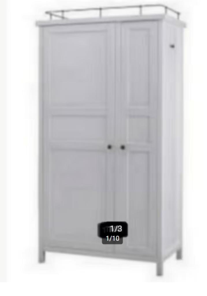 Ikea 2 deurs Hemnes kledingkast hang en leg, Kinderen en Baby's, Kinderkamer | Commodes en Kasten, Gebruikt, 105 cm of meer, 100 cm of meer