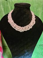 Rozenkwarts ketting, Sieraden, Tassen en Uiterlijk, Kettingen, Ophalen of Verzenden