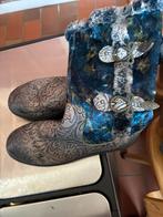 Laura  Vita laarzen met Bloemenprint, Kleding | Dames, Schoenen, Ophalen of Verzenden, Zo goed als nieuw, Blauw