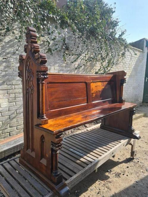 De mooiste Kerkbank van Marktplaats! ANTIEK Houten Kerk bank, Antiek en Kunst, Antiek | Meubels | Stoelen en Banken, Ophalen