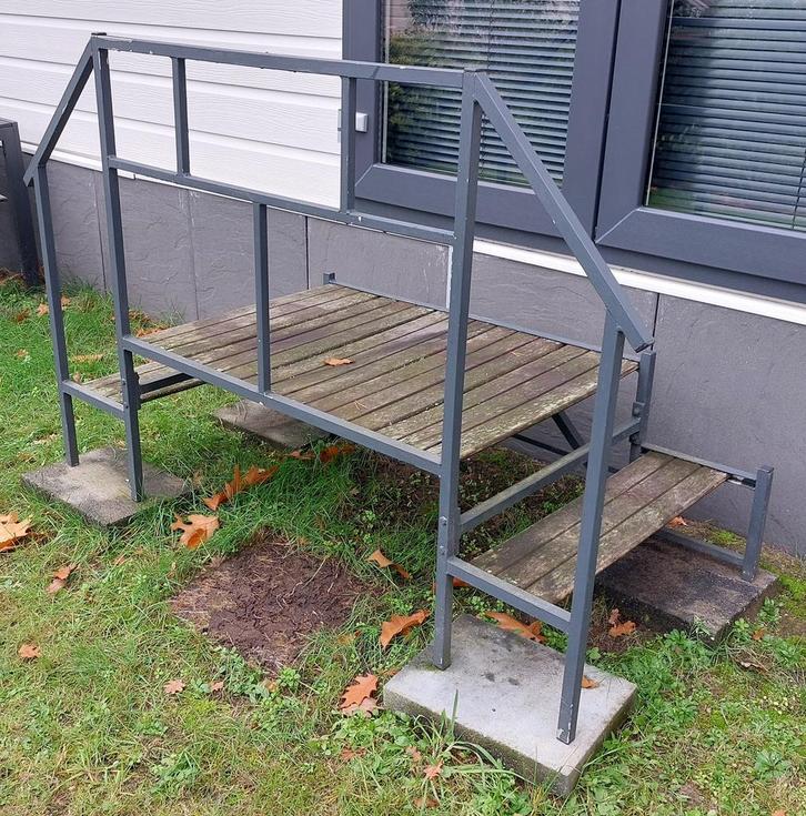 Caravan trap - bordes- opstap, Caravans en Kamperen, Kampeermeubelen, Gebruikt, Ophalen