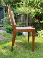 Johannes Andersen vintage teak eetkamerstoelen Uldum, Huis en Inrichting, Stoelen, Ophalen, Hout, Gebruikt, Bruin