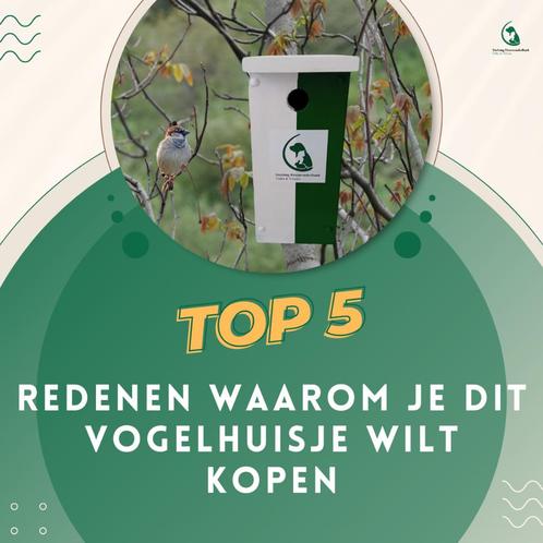 Koop vogelhuisjes voor een goed doel!, Tuin en Terras, Vogelhuisjes en Vogelbaden, Nieuw, Ophalen