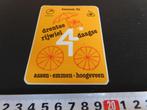 sticker Drentse rijwiel 4 daagse Assen Emmen Hoogeveen, Verzamelen, Stickers, Ophalen, Zo goed als nieuw, Bedrijf of Vereniging