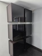 IKEA Besta wandkasten hoogglans zwart (60x22x64) en (60x42x6, Huis en Inrichting, Kasten | Wandmeubels, Ophalen, Zo goed als nieuw