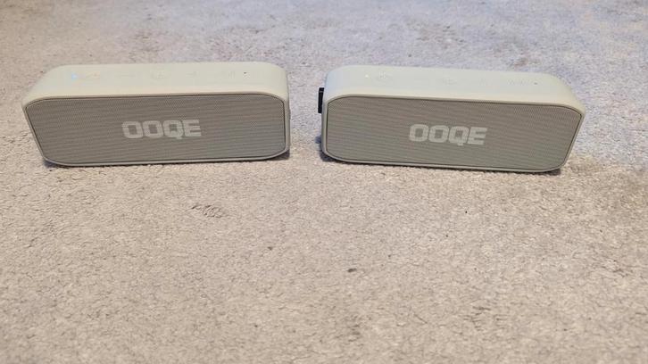 2x OOQE Pro S9 Bluetooth speaker (stereo)- Zo goed als nieuw, Audio, Tv en Foto, Luidsprekers, Zo goed als nieuw, Front, Rear of Stereo speakers