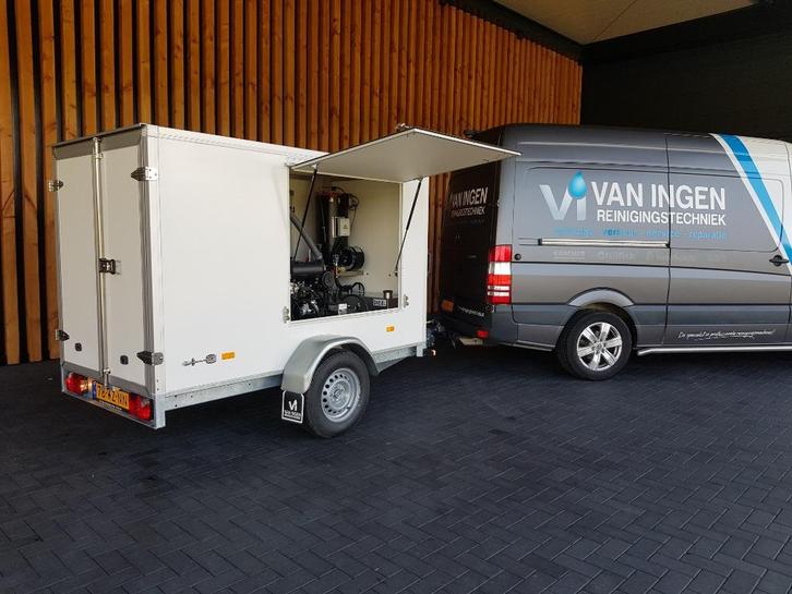 Warmwater hogedrukreiniger 300 bar - 18 liter NIEUW, Tuin en Terras, Hogedrukreinigers, Nieuw, Benzine, Ophalen