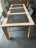 Eettafel, Huis en Inrichting, Tafels | Eettafels, Ophalen, Strak modern, 100 tot 150 cm, Eikenhout