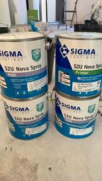 Sigma S2U Nova spray lak en primer te koop, nieuw! RAL9005, Doe-het-zelf en Verbouw, Verf, Beits en Lak, Ophalen, Nieuw, Zwart