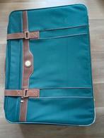 Samsonite Koffer Groot - Groen met Leder Accent, Ophalen of Verzenden