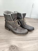 Lederen grijze enkellaarsjes warm gevoerd 37, Kleding | Dames, Schoenen, Lage of Enkellaarzen, Ophalen of Verzenden, Grijs, Gedragen