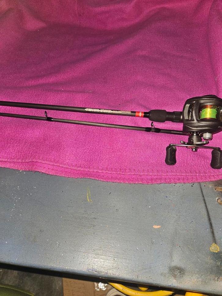 Spinner met molen, Watersport en Boten, Hengelsport | Roofvissen, Zo goed als nieuw, Ophalen