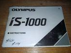 Instructieboekje Olympus IS-1000 (Engels), Ophalen of Verzenden, Gebruikt, Spiegelreflex, Olympus