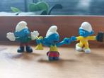 3x voetbal smurf De Smurfen, Verzamelen, Smurfen, Ophalen of Verzenden