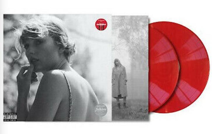Vinyl 2LP Taylor Swift Folklore - Behind The Mall RED NIEUW, Cd's en Dvd's, Vinyl | Pop, Nieuw in verpakking, 2000 tot heden, 12 inch