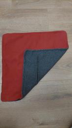 Stoov kussenhoes 45x45 - rood grijs - ploov, Huis en Inrichting, Woonaccessoires | Kussens, Ophalen of Verzenden, Zo goed als nieuw