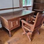 Castle bureau , bureau en boekenkast, Huis en Inrichting, Ophalen, Gebruikt
