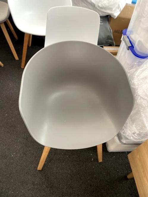 Hay Eetkamerstolen x6, Huis en Inrichting, Stoelen, Zo goed als nieuw, Vijf, Zes of meer stoelen, Hout, Kunststof, Grijs, Ophalen