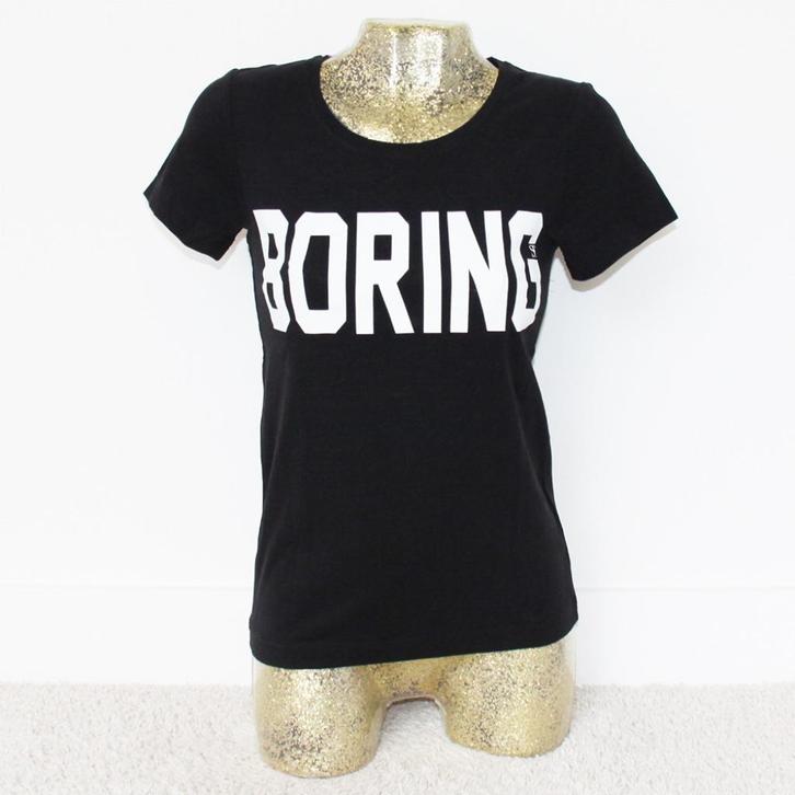Mooi SuperTrash Shirtje (XS) - 86 € 30,-, Kleding | Dames, T-shirts, Nieuw, Maat 34 (XS) of kleiner, Zwart, Korte mouw, Ophalen of Verzenden