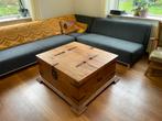 Koffietafel / kist vintage, Ophalen, Gebruikt, 50 tot 100 cm, 75 tot 100 cm
