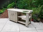 Bbq tafels van steigerhout, Verzenden, Nieuw, Houtskool, Vrijstaand