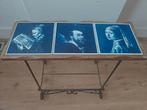 Antiek tafeltje met  Johannes Vermeer tegels! Uniek!, Huis en Inrichting, Tafels | Bijzettafels, Ophalen of Verzenden