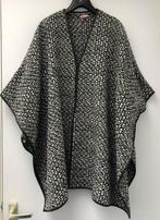 Cape Omslagdoek D.Jeans zwart - wit gemeleerd, Kleding | Dames, D Jeans, Zwart, Maat 42/44 (L), Ophalen of Verzenden