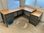 hoekbureau's + ladekasten, Huis en Inrichting, Bureaus, Ophalen, Gebruikt, Bureau