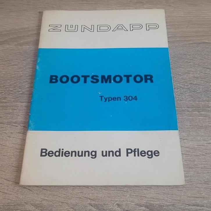 Zundapp Instructieboekje Bootsmotor typ 304  6 Pk, Fietsen en Brommers, Handleidingen en Instructieboekjes, Gebruikt, Verzenden