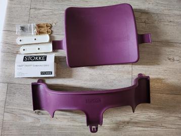 Stokke Tripp Trapp stoel (wit) + verkleiner, ook los te koop beschikbaar voor biedingen