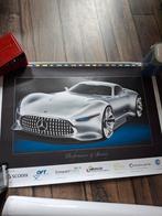 Mercedes poster, Ophalen of Verzenden, Rechthoekig Staand