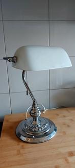 Nostalgische bureaulamp, bankierlamp, Minder dan 50 cm, Ophalen of Verzenden, Zo goed als nieuw