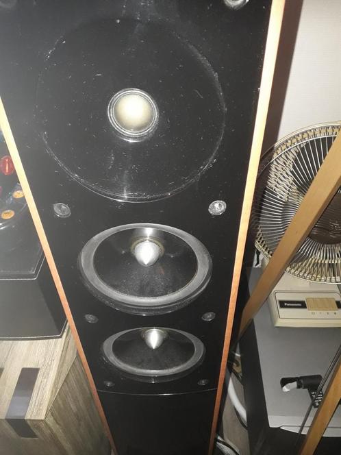 JAMO S606 KLASSE LUIDSPREKERS, Audio, Tv en Foto, Luidsprekers, Refurbished, Front, Rear of Stereo speakers, 120 watt of meer