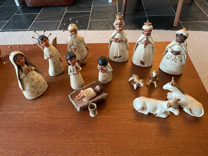 Oude kerststal figuren 1985, Diversen, Kerst, Ophalen