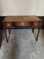 Antiek mahonie houten militaire bureau tafel, Ophalen