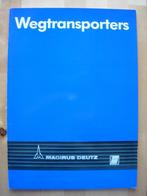 Magirus Deutz Brochure 1980 Wegtransporters Iveco, Ophalen, Magirus, Zo goed als nieuw, Overige merken