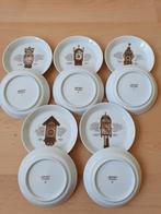 Mitterteich Porzellan Borden - Klokmotieven - Set van 10, Ophalen of Verzenden