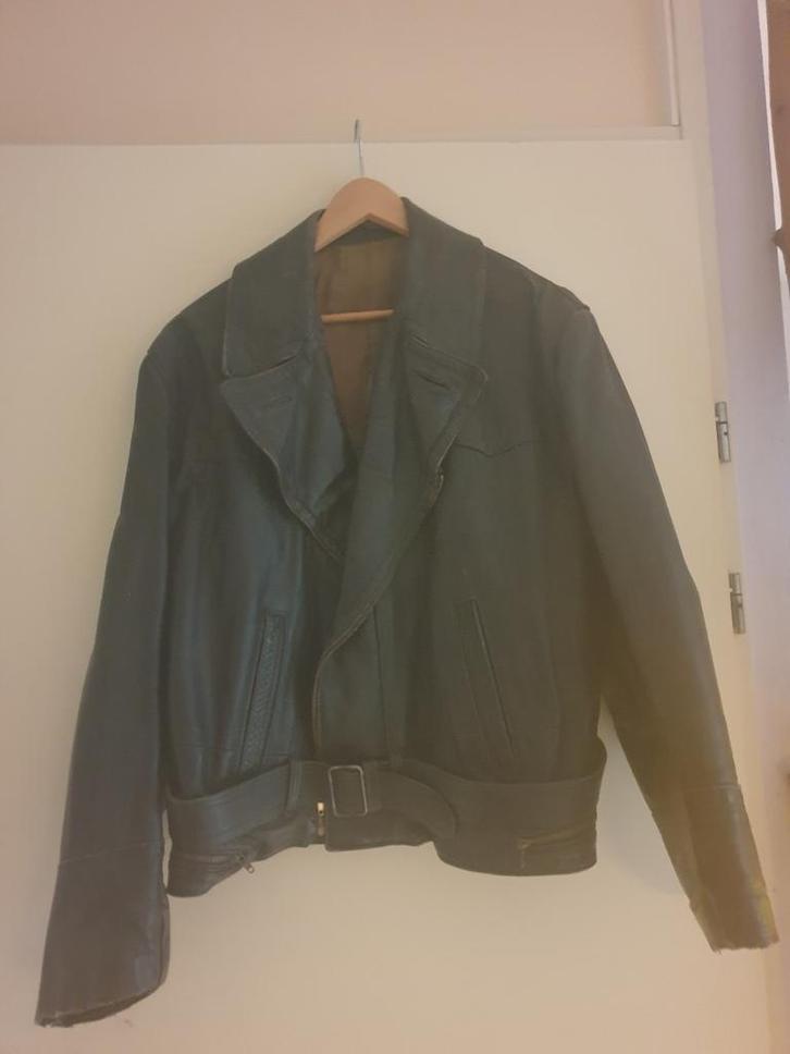 4 leren heren  jassen ,verschillende lengtes !, Motoren, Kleding | Motorkleding, Jas | leer, Heren, Tweedehands, Ophalen of Verzenden