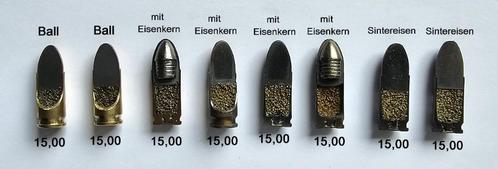 9mm Para P08  Luger DOORSNEDEN  WW2, Verzamelen, Militaria | Tweede Wereldoorlog, Landmacht, Hulzen of Bodemvondsten, Duitsland