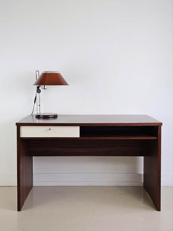Vintage bureau buro schrijfbureau lessenaar palissander beschikbaar voor biedingen