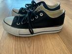 All stars converse zwart laag maat 38, Kleding | Dames, Schoenen, Ophalen of Verzenden, Zo goed als nieuw, Zwart, Sneakers of Gympen