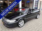 Saab 9-3 Cabrio 2.0 Turbo Aero 206 PK/TOPSTAAT (bj 2001), Auto's, Saab, Gebruikt, 4 cilinders, Cabriolet, Zwart