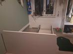 Ikea Malm bed 140x200 + Hemnes lades, Huis en Inrichting, Slaapkamer | Bedden, Gebruikt, Wit, Tweepersoons, 200 cm